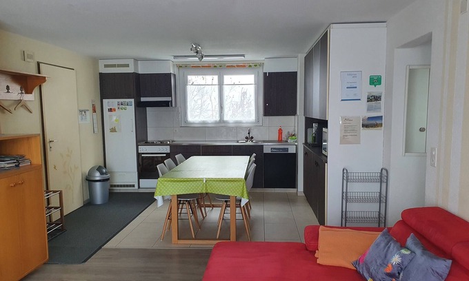 Emmetten Apartment | Elfe - Apartments: Three-bedroom Apartment for 6 guests with patio