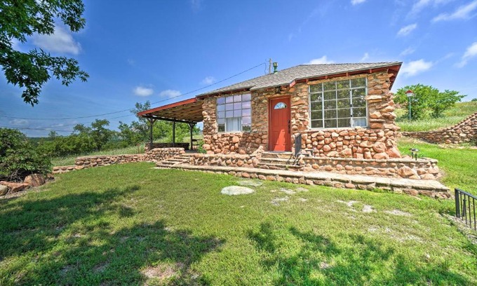 Medicine Park House | Enchanting Hilltop Cottage in Medicine Park!