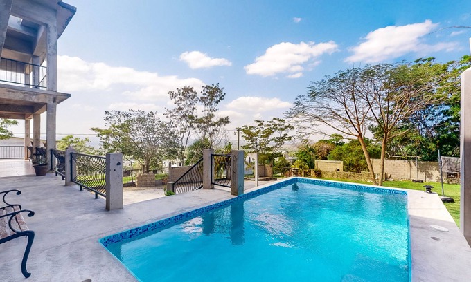 Santa Elena House | Enchanting home with pool, volleyball, mountain/city views & AC