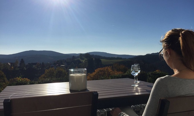 Sankt Andreasberg Apartment | Enjoy the fantastic view with a fireplace and terrace
