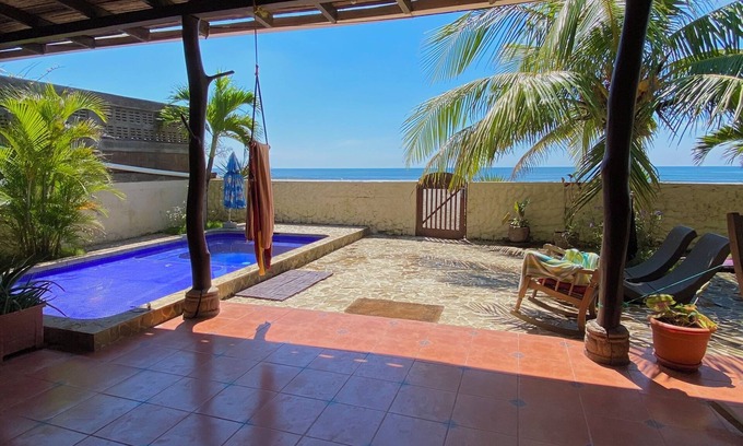 Las Penitas House | Entire house right on the beach with pool located in the center of Las Peñitas!