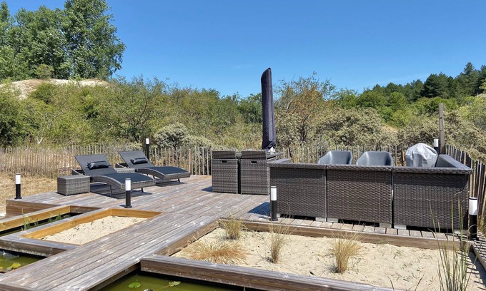 Merlimont House | ENTRE DUNES ET PINS House 2 pers. - Enclosed garden facing dunes and pine forest