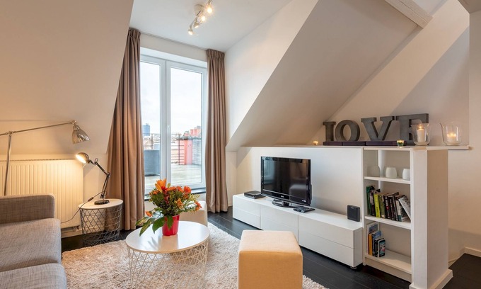 Ixelles Apartment | Europea Brussels Luxury Duplex Terrace Residence - Flagey