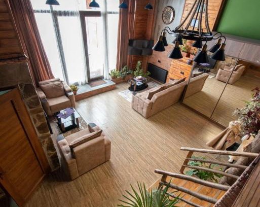 Kazbegi Apartment | Evdo Apartments Loft2 Wooden House