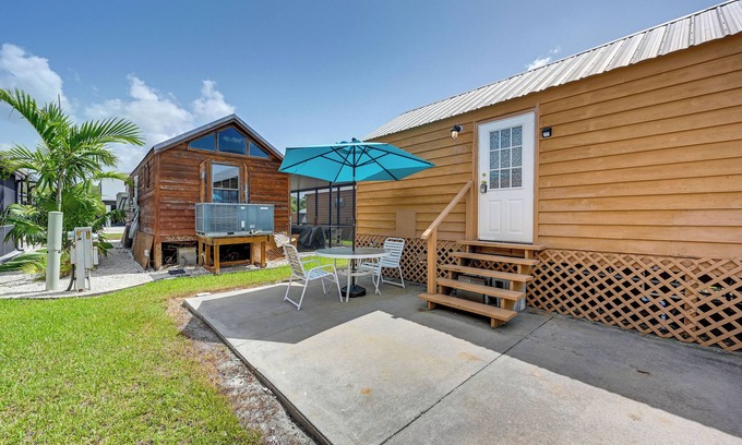 Everglades City Cabin | Everglades Rental Trailer Cabin w/ Boat Slip!