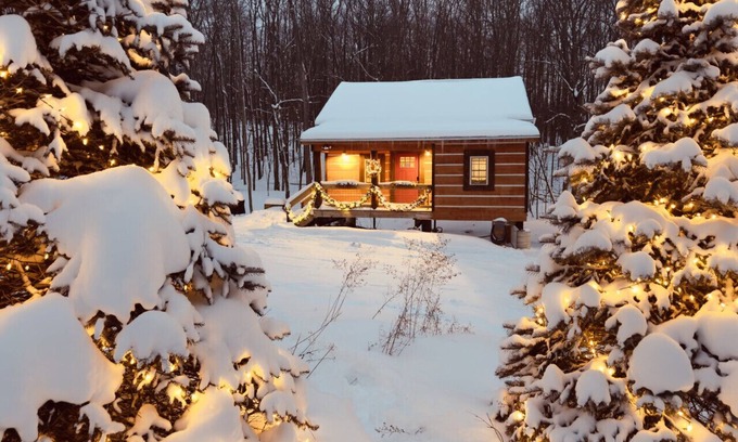 Thayerville Cabin | EverGreenGrove-Spruce 2BR/1BA Dog Friendly/Hot Tub