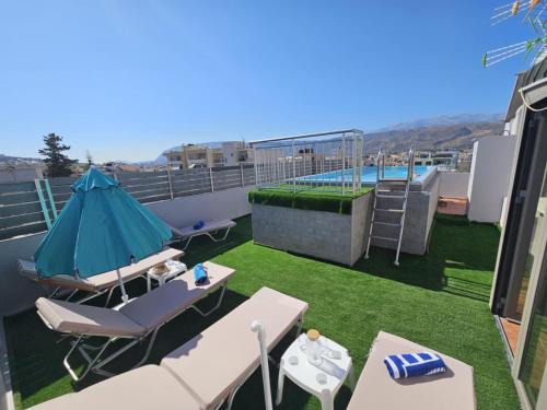 Chania Town Apartment | Evgenias Luxury Apartment with Rooftop Pool