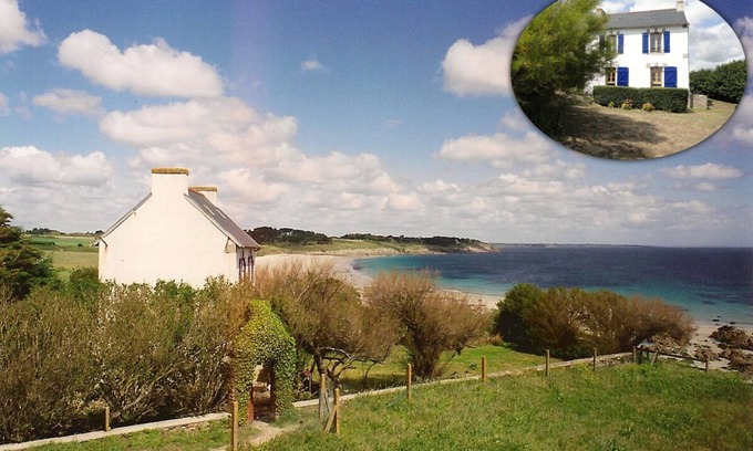 Nevez House | Exceptional sea and island view. A haven for nature in a protected site