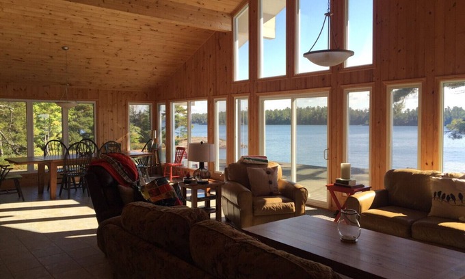 West Nipissing Cottage | EXCLUSIVE 10 ACRE FRENCH RIVER PRIVATE ISLAND VACATION