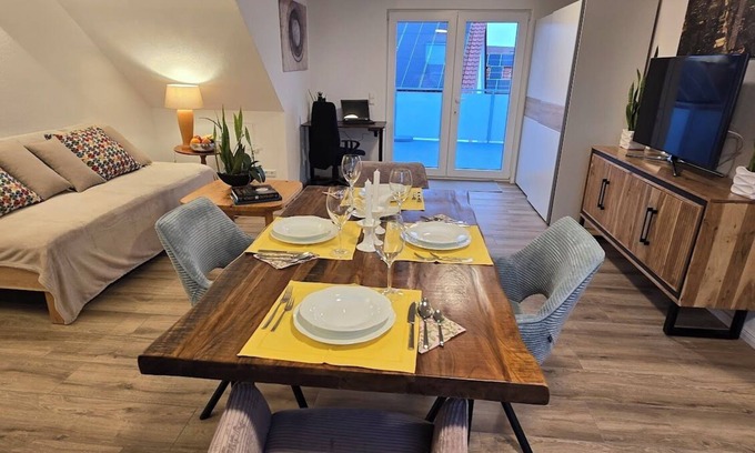 Bad Rappenau Apartment | Exclusive and new roof terrace apartment for max. 3 persons