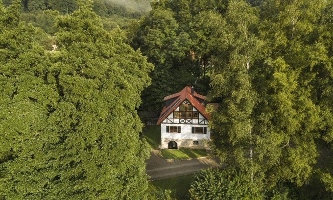 Gerabronn House | Exclusive chalet - 7000m² plot, sauna, fireplace in a village with 5 houses.