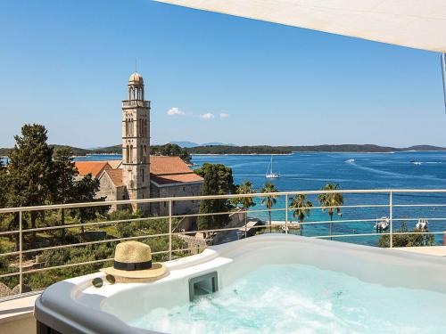 Hvar Old Town Villa | Exclusive Hvar Villa 6 Bedrooms Villa Serenity By The Sea Incredible Sea & Monument Views Jacuzzi
