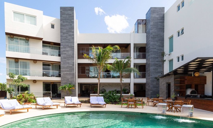 Akumal Apartment | Exclusive Jungle Apt Near Beach Hot Tub Pool 302AB
