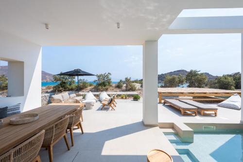 Molos Villa | Exclusive Luxury Moca beachfront villa, Molos, Paros