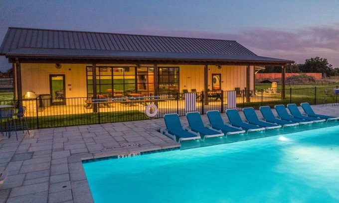 Bryan Cabin | Experience A Safe and Secure Vacation! Full Kitchen, Outdoor Swimming Pool