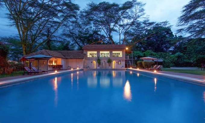 Naivasha Hotel | Experience Kenya’s Beauty from a Luxurious Lakeside Room | Outdoor Pool