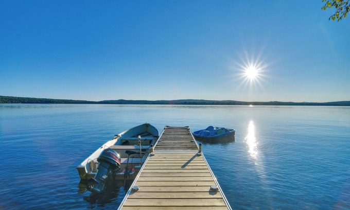 Smithfield Cabin | Experience the magic of Misty Shores at North Pond in Smithfield Maine!