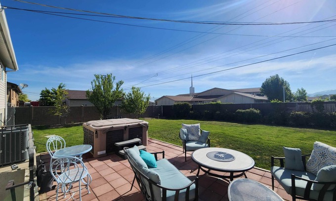 Magna Apartment | Explore SLC from a Quiet Magna Home- Hot Tub + Enclosed Backyard
