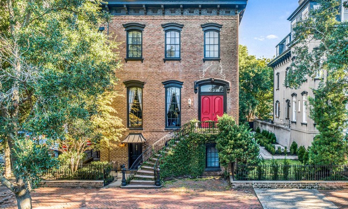 Historic Downtown Savannah House | Exquisite Estate with Impeccable Courtyard, Gated Parking by Lucky Savannah