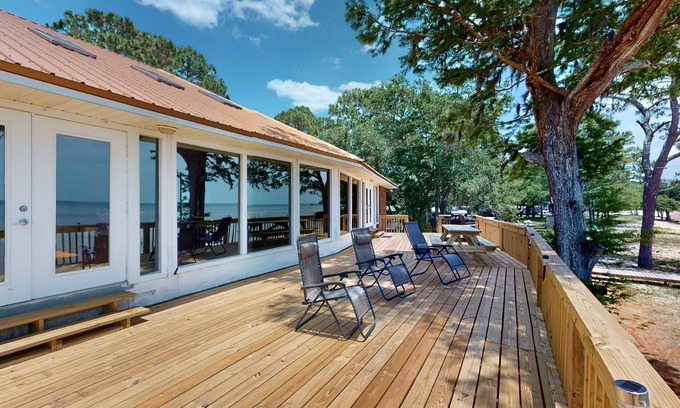 Freeport House | Exquisite Waterfront Home, Dog-Friendly, Game Room