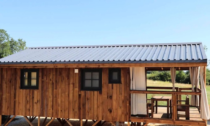 Chisseaux House | Familien-Lodge-Hütte (29 m² - 2 Schlafzimmer) für 5 Personen