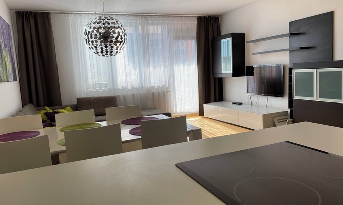 Nivy Apartment | Family friendly 2-bedroom apartment in Bratislava with WiFi next to TIPOS ARENA