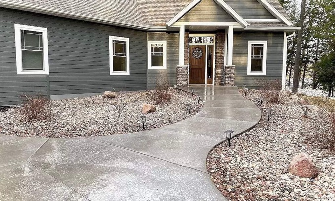 Coloma House | Family Friendly lake home, beach, level lot, fire pit, game room, dog friendly!