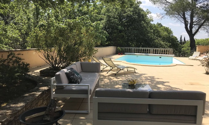 Castillon-du-Gard Other | Family gite up to 7P with heated swimming pool