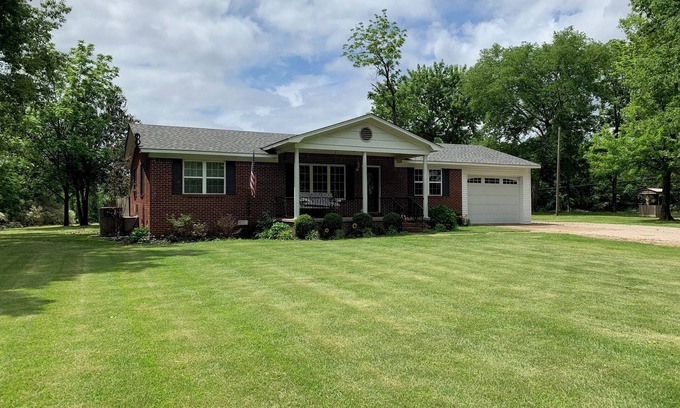 Morris Chapel House | Family home about a mile from Shiloh Park. Pet friendly with a fenced-in yard!