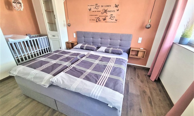 Oettingen in Bayern Apartment | Family oasis: 36m², terrace, pets welcome
