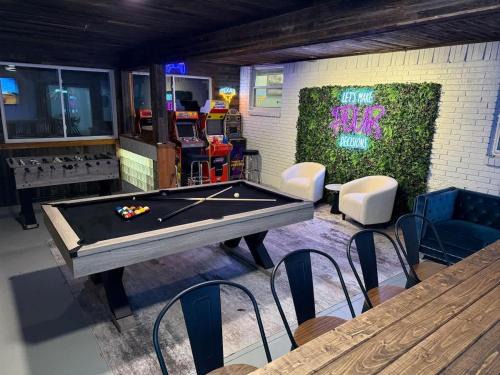 Dallas House | Family Paradise Playhouse includes Pool and Gameroom