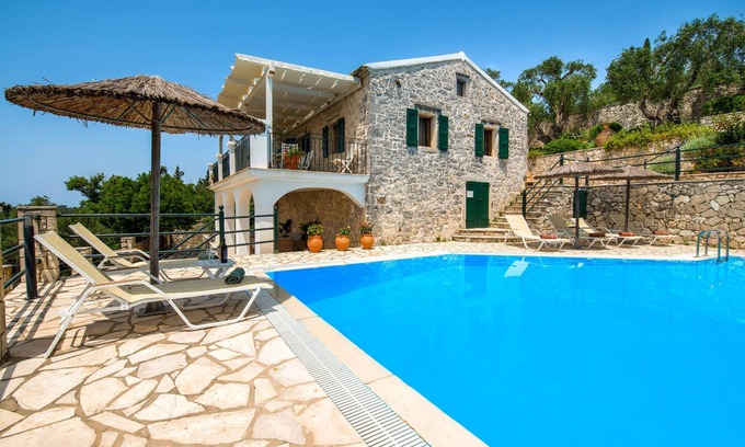 Vlachopoulatika Villa | Family Paxos villa with private pool and stunning views