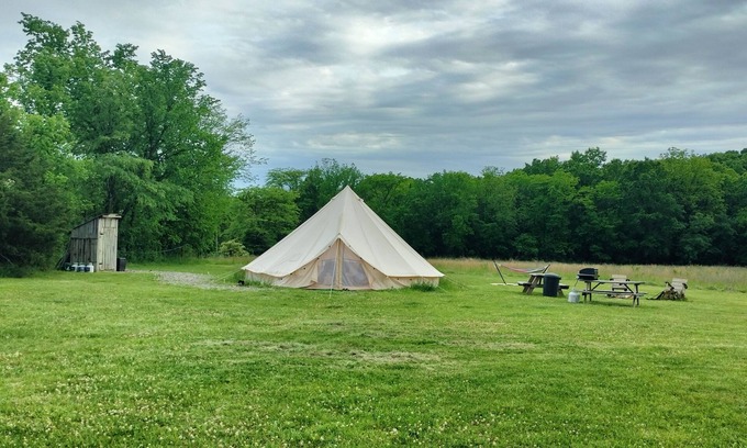 Fairport RV Rental | Family/pet-friendly, quiet glamping getaway. Belle Tent/Yurt out the Country.