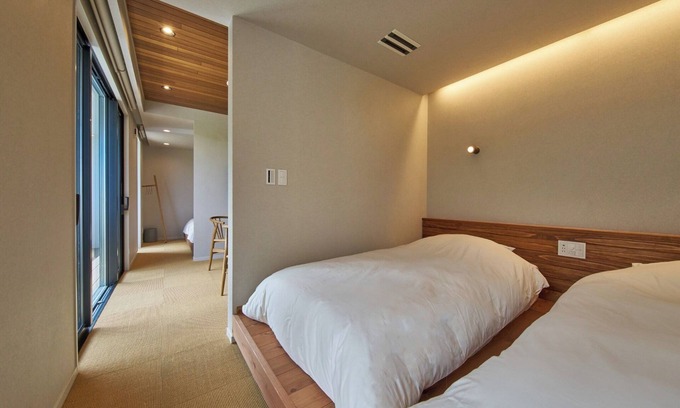 Akaogi Hotel | Family Room Natural Kitchen with stove/Oshimagun Kagoshima