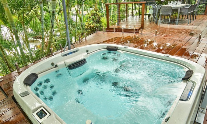 Bundall House | Family Waterfront Escape - Pool, Heated Spa