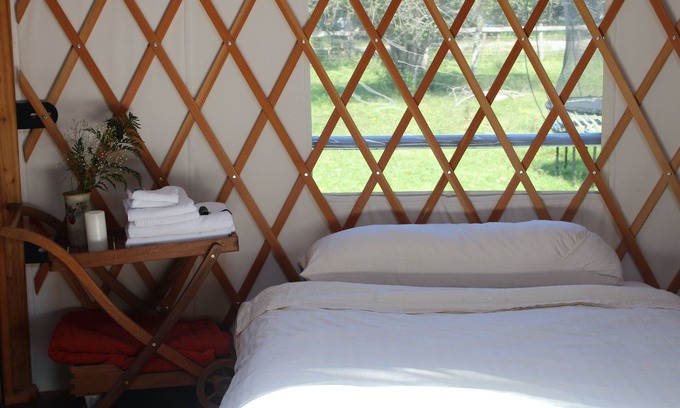 Shawnigan Lake Cabin | Farm-Stay one bedroom Eagle yurt