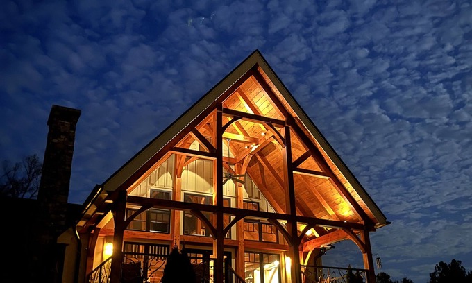Vein Mountain House | Farm Stay with animals in beautiful Timber Frame House in the Foothills of W. NC