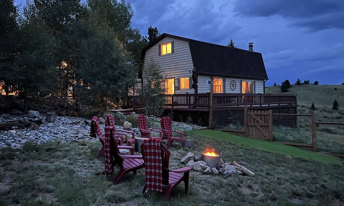 Indian Mountain Cabin | Fenced in Mountain Cabin. Welcome to Camp Loon.n