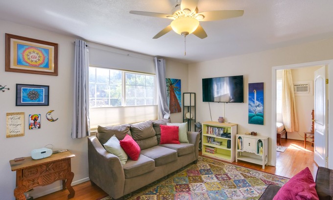 Oroville Cottage | Fenced Yard & Grill: Orville Cottage Near Trails!