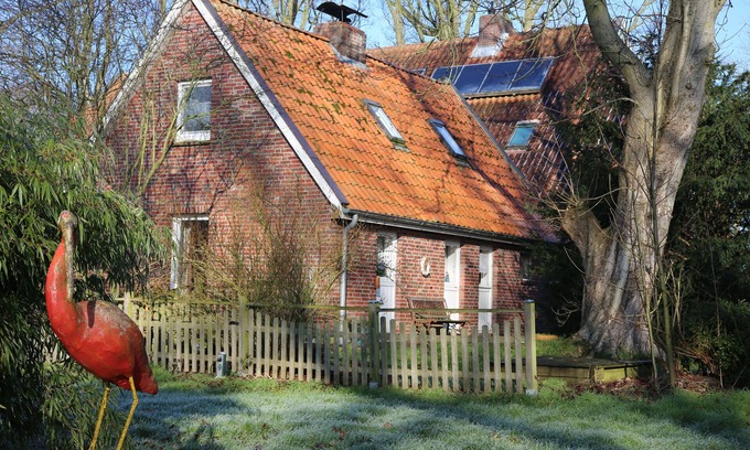 Jaderaltendeich House | Ferienhaus, Landhaus Jacobs, Jadebusen, Alleinlage, Hundewiese