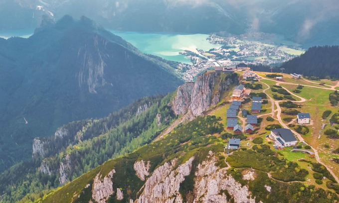 Ebensee House | Ferienhaus mit Bergpanorama