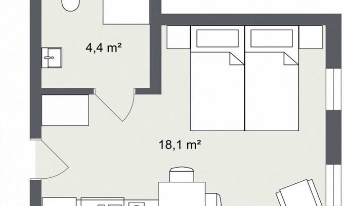 Greven Apartment | Ferienhof Wesselmann - Appartement Aatal
