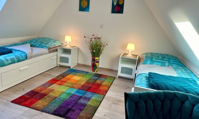 Bad Konigshofen Apartment | Ferienwohnung 4 mit 2 Ausziehbare Einzelbetten