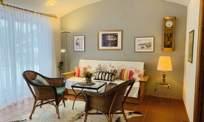 Horgering Apartment | Ferienwohnung, 52 qm, 1 Schlaf- und 1 Wohn-/Schlafzimmer, Terrasse