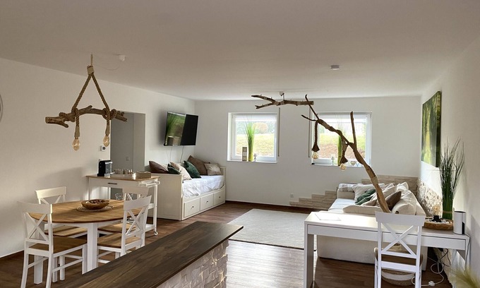 Mainz-Bingen Apartment | Ferienwohnung Kilz in Gensingen an der Nahe. 1-4 Personen. Familienfreundlich!