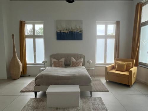 Biesnitz Apartment | Ferienwohnung Villa Bismarck mit Sauna und Whirlpool