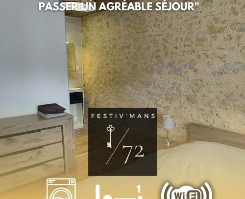 Mulsanne House | Festiv'Mans72 - Le Four à pain - Parking - Wifi - Circuit des 24h du Mans à 7 min