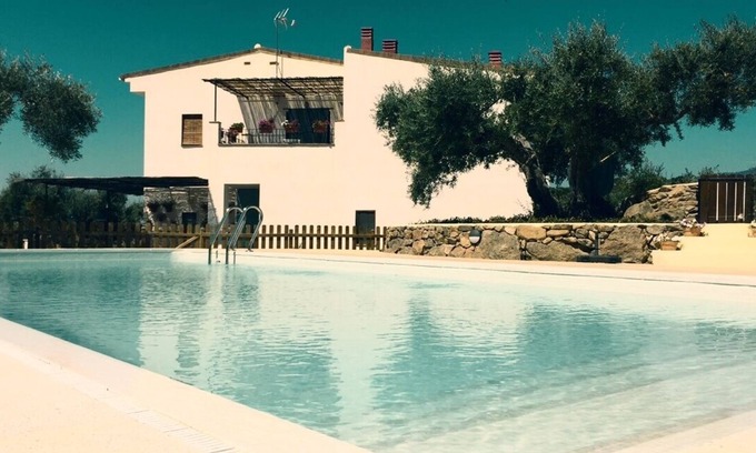 Almoharin Cottage | Finca Flores Amarillas - rural house with swimming pool and playground (TR-CC-157)