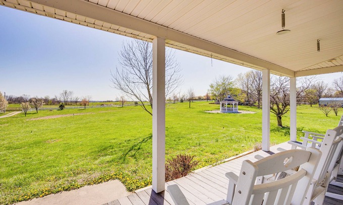 Warrensburg House | Fire Pit & Gazebo: Rural Warrensburg Getaway!