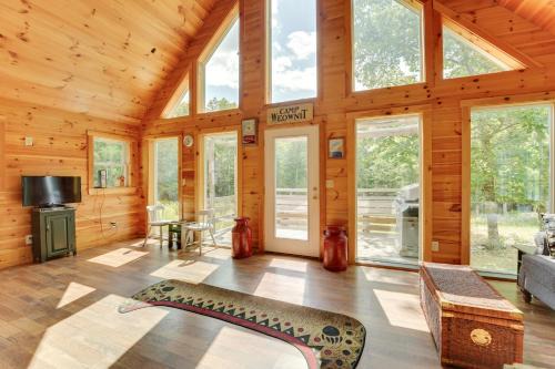 Dexter House | Fish and Hike Wooded Home with Deck in Dexter